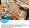 Wooden Weaving Loom Kit – Multi-Craft Tapestry Loom 9.85×15.5 in, DIY Hand-Knitting Loom with Stick Bar for Kids, Adults, and Beginners